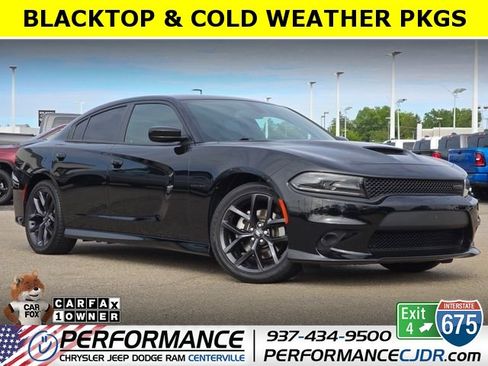 Used 2021 Dodge Charger R/T w/ Blacktop Package RWD image 1
