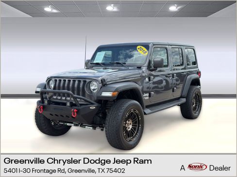 Used 2018 Jeep Wrangler Unlimited Sport S AWD/4WD image 1