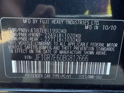 Used 2011 Subaru Impreza WRX Hatchback w/ Popular Equipment Group 3A AWD/4WD image 47