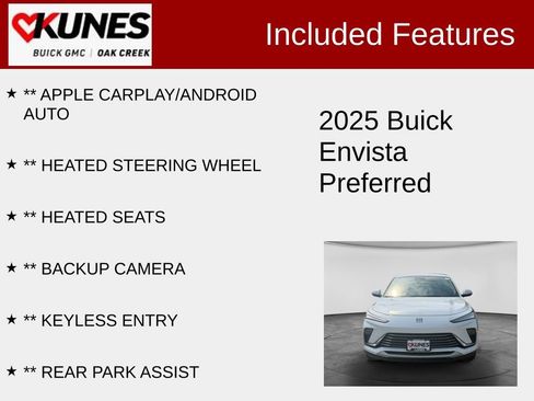 Used 2025 Buick Envista Sport Touring w/ Convenience I Package FWD image 2