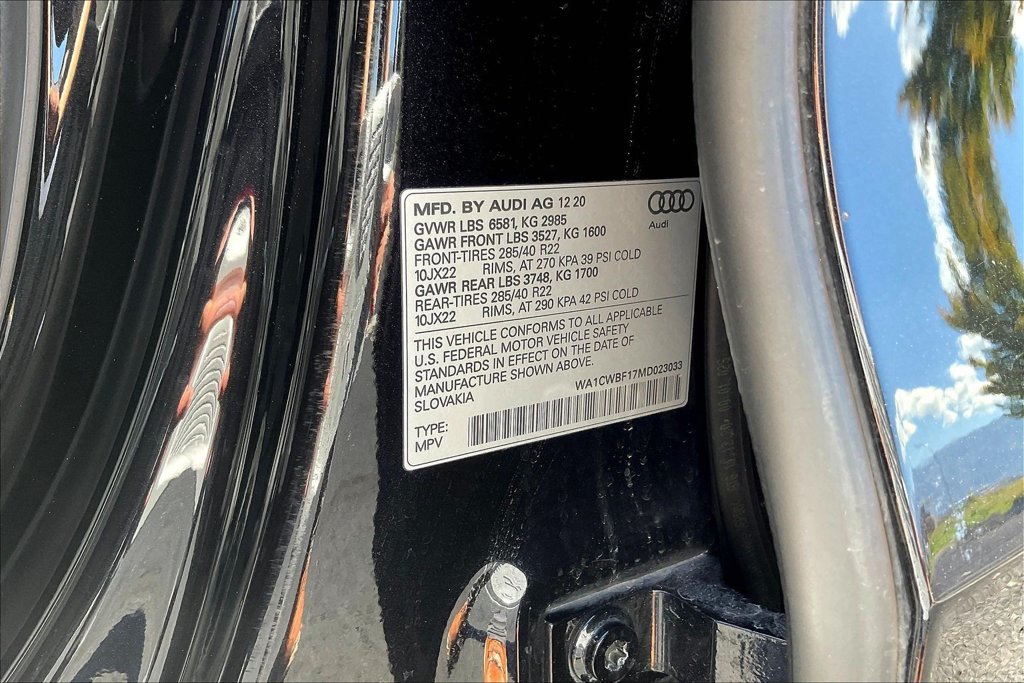 Used 2021 Audi SQ8 Prestige AWD/4WD image 19