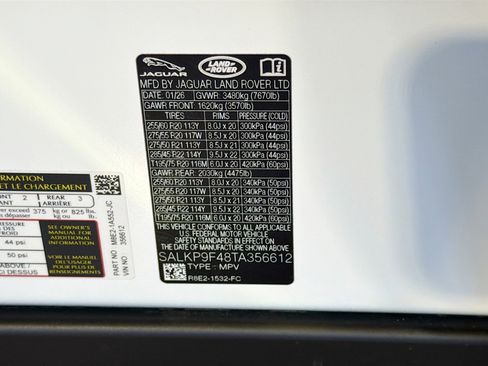New 2026 Land Rover Range Rover SE AWD/4WD image 42