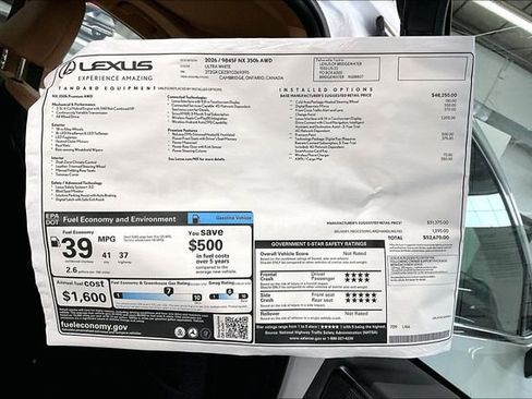 New 2026 Lexus NX 350h 350h Premium image 13