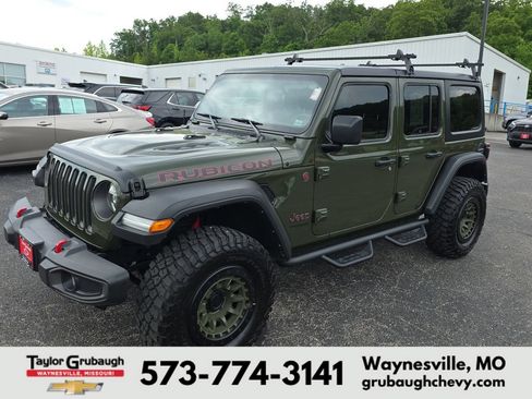 Used 2021 Jeep Wrangler Unlimited Rubicon w/ LED Lighting Group AWD/4WD image 4