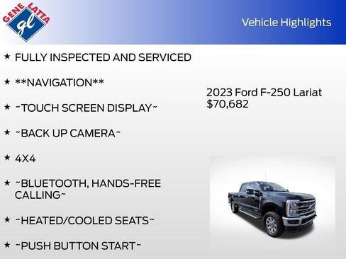Certified 2023 Ford F250 Lariat w/ Tow Technology Package AWD/4WD image 34