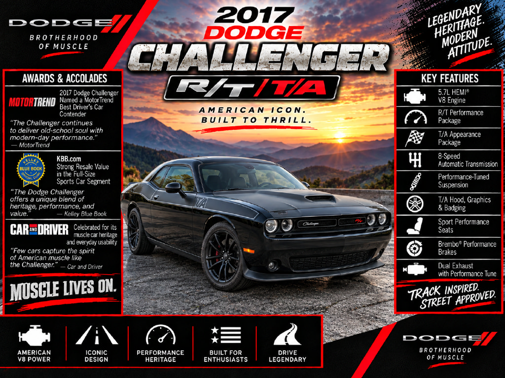 Used 2017 Dodge Challenger R/T w/ Quick Order Package 28P T/A RWD image 2