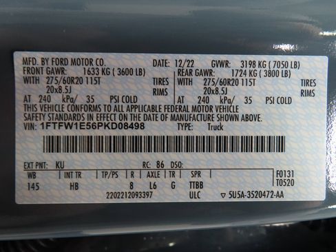 Used 2023 Ford F150 Lariat w/ Equipment Group 502A High image 78