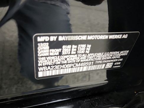 Used 2023 BMW 740i w/ Parking Assistance Package RWD image 20
