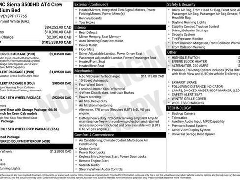 Used 2023 GMC Sierra 3500 AT4 w/ AT4 Preferred Package AWD/4WD image 35