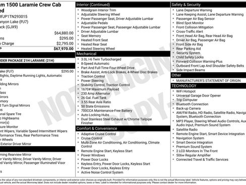 Used 2026 RAM 1500 Laramie AWD/4WD image 29