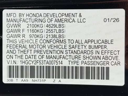 New 2026 Honda Accord Sport image 19