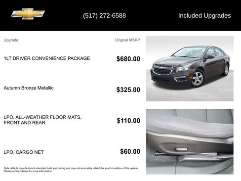 Used 2015 Chevrolet Cruze LT FWD image 5