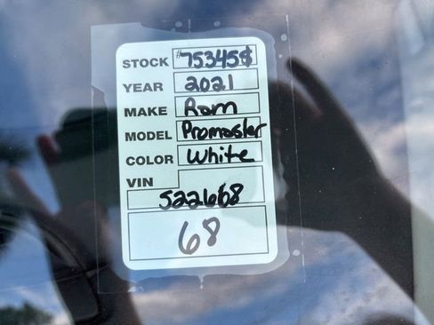 Used 2021 RAM ProMaster 2500 FWD image 29