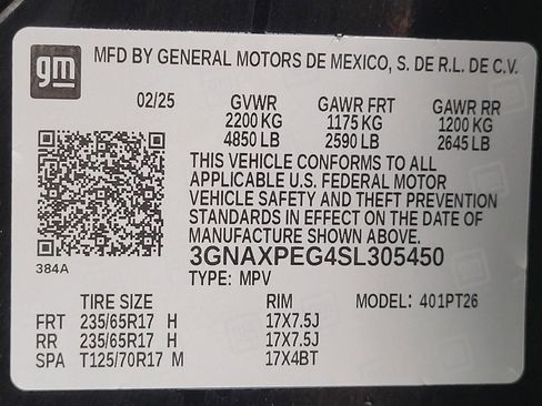 Used 2025 Chevrolet Equinox LT image 27