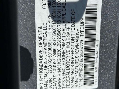 Certified 2025 Honda Odyssey EX-L image 33