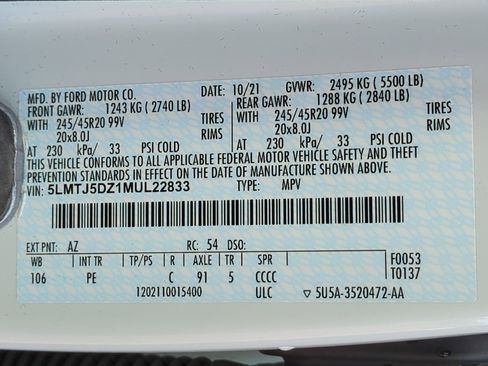 Used 2021 Lincoln Corsair Grand Touring image 34