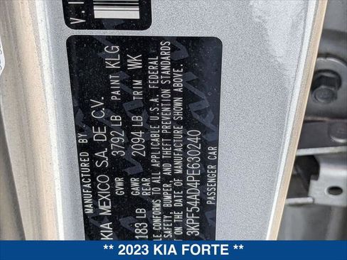 Used 2023 Kia Forte GT-Line w/ GT-Line Premium Package image 24