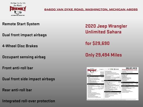 Used 2020 Jeep Wrangler Unlimited Sahara image 8