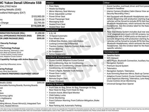 Used 2026 GMC Yukon Denali Ultimate w/ LPO, Illumination Package AWD/4WD image 6