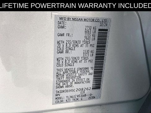 Used 2025 Nissan Pathfinder Platinum w/ Cargo Package AWD/4WD image 44