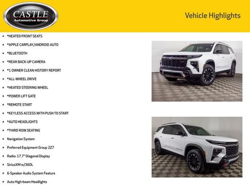 Used 2024 Chevrolet Traverse Z71 w/ LPO, Floor Liner Package image 3