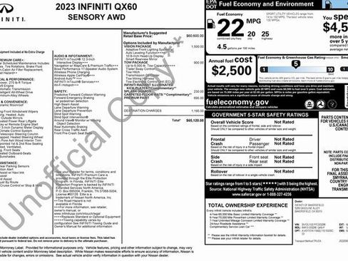 Used 2023 INFINITI QX60 Sensory w/ Vision Package image 40