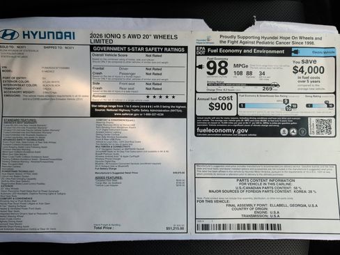 New 2026 Hyundai Ioniq 5 Limited image 33