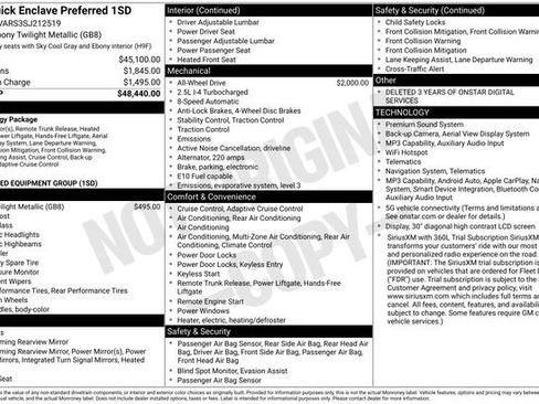 Certified 2025 Buick Enclave Preferred AWD/4WD image 27