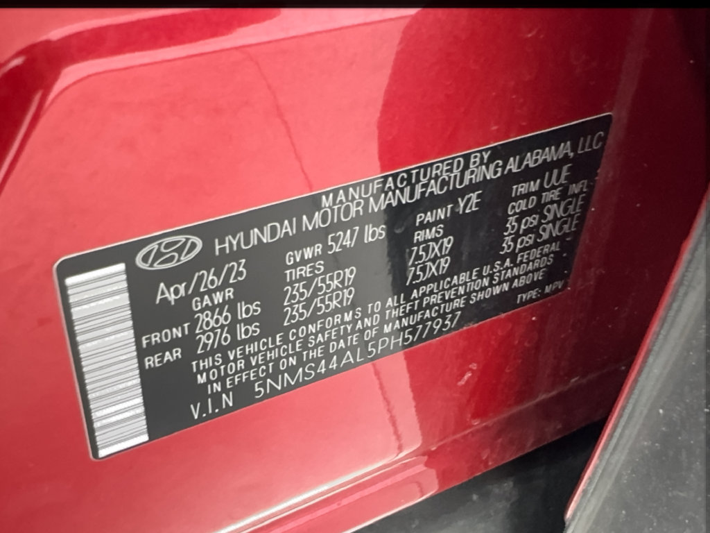 Used 2023 Hyundai Santa Fe Limited FWD image 52