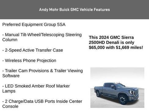 Used 2024 GMC Sierra 2500 Denali w/ Denali Reserve Package AWD/4WD image 16