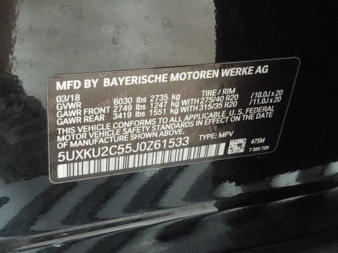 Used 2018 BMW X6 xDrive35i AWD/4WD image 44
