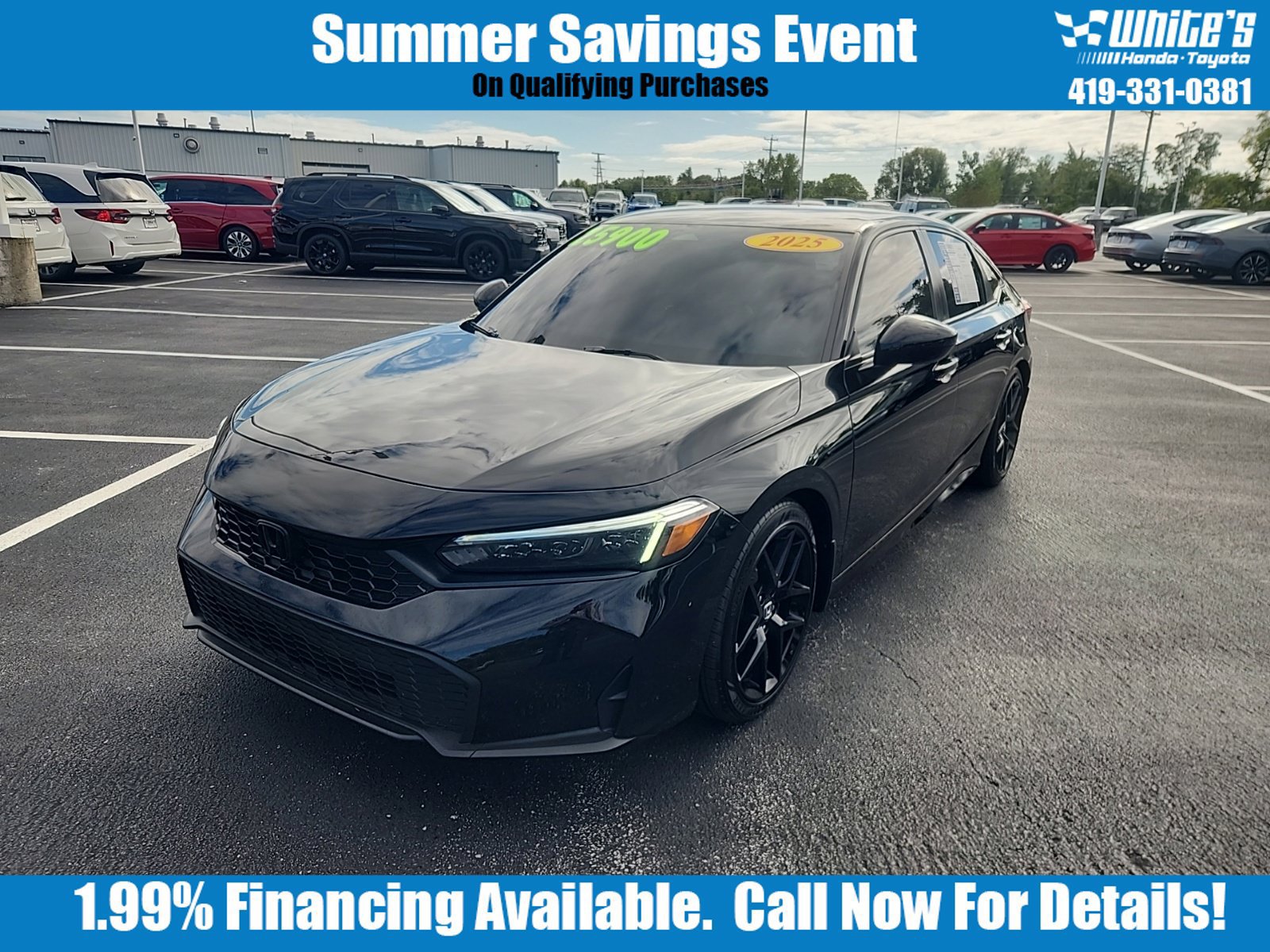 Used 2025 Honda Civic Sport image 1