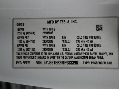 Used 2021 Tesla Model 3 Long Range image 46