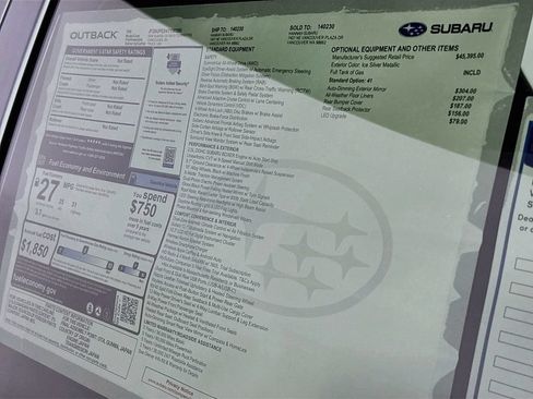 New 2026 Subaru Outback Touring AWD/4WD image 25