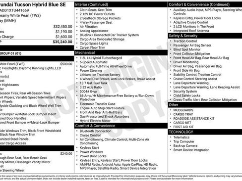 New 2026 Hyundai Tucson Blue SE AWD/4WD image 19