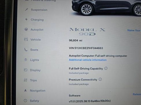 Used 2017 Tesla Model X 90D AWD/4WD image 17