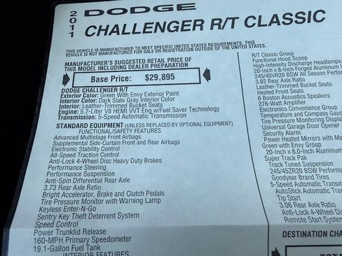 Used 2011 Dodge Challenger R/T image 62