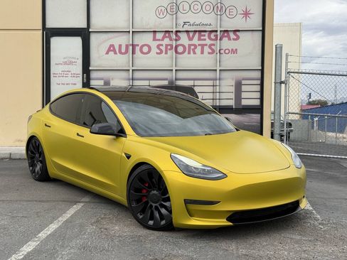 Used 2021 Tesla Model 3 Performance AWD/4WD image 2