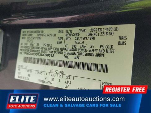 Used 2018 Ford Escape SE image 17