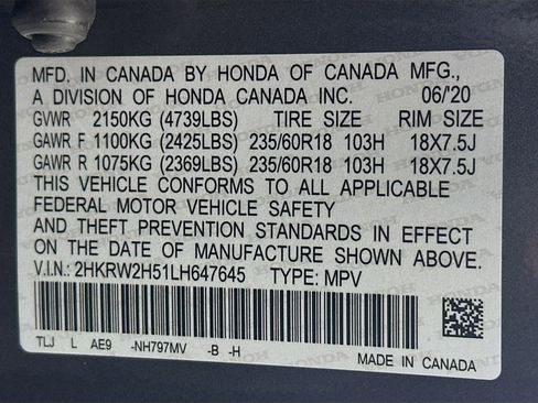 Used 2020 Honda CR-V EX image 12