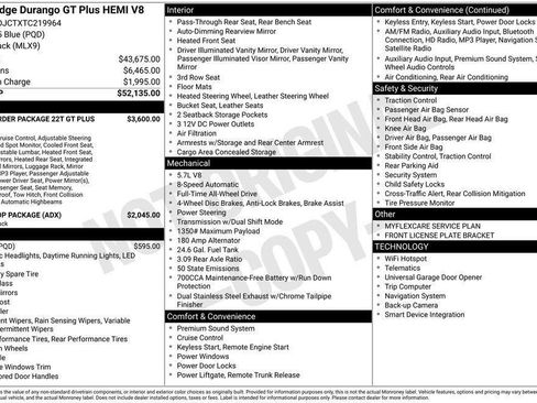 New 2026 Dodge Durango GT image 8