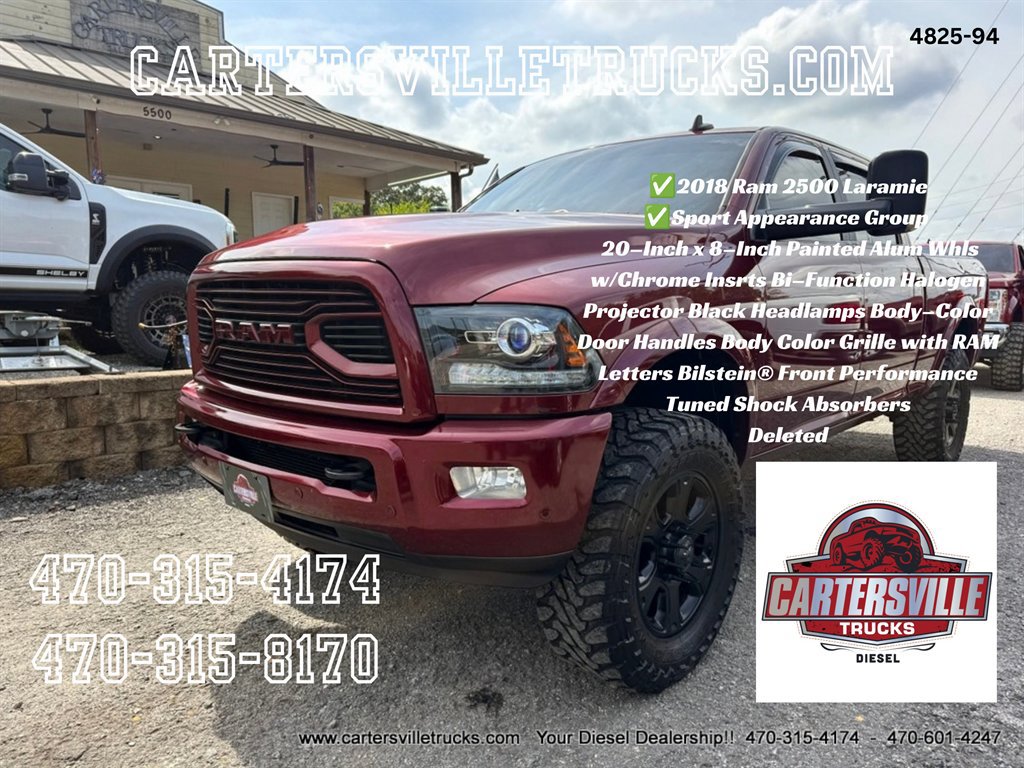 Used 2018 RAM 2500 Laramie w/ Sport Appearance Group AWD/4WD image 1