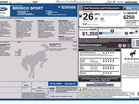 Used 2022 Ford Bronco Sport Big Bend AWD/4WD image 5