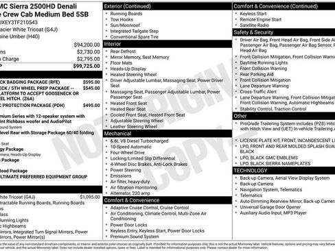 New 2026 GMC Sierra 2500 Denali Ultimate w/ LPO, Black Badging Package image 2