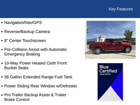 Certified 2019 Ford F150 XLT w/ Equipment Group 302A Luxury AWD/4WD image 29