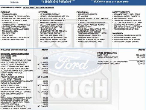 New 2026 Ford F250 Platinum image 2