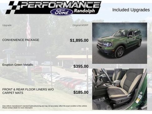 Used 2025 Ford Bronco Sport Big Bend w/ Convenience Package AWD/4WD image 6