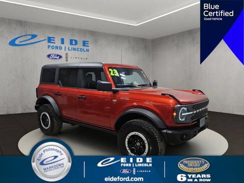 Certified 2023 Ford Bronco Badlands w/ Sasquatch Package AWD/4WD image 1