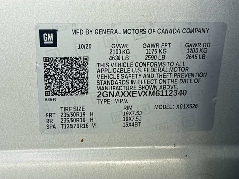Used 2021 Chevrolet Equinox Premier w/ Redline Edition AWD/4WD image 35