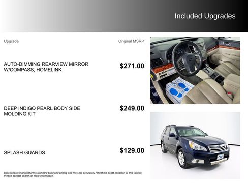 Used 2012 Subaru Outback 3.6R Limited AWD/4WD image 5